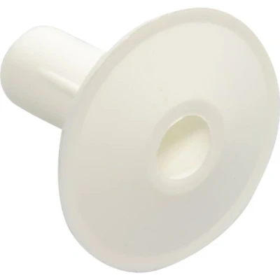 Image of SSL Satellites Single White Grommet 1 Pack Feed Thru Wall Bushing for Coax Cable RG6 RG59
