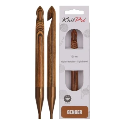 Image of KnitPro Ginger Tunisian Crochet Hook 12.00mm 3pcs