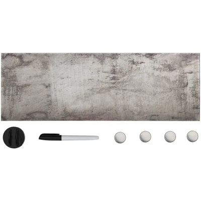 Image of vidaXL Wall Mounted Magnetic Board Glass 60x20 cm