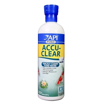 Image of API Pond ACCU CLEAR Water Clarifier Bottle, White, 473 ml