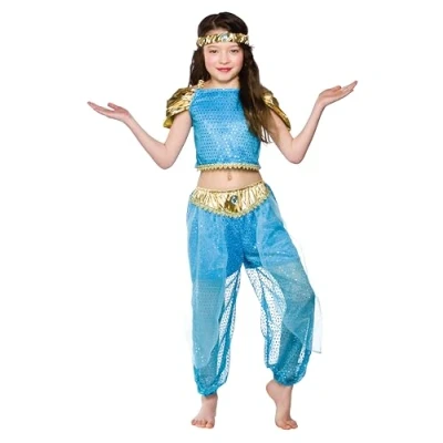 Image of Wicked Costumes Girls Arabian Princess Fancy Dress Costume Large (8 10 Years)