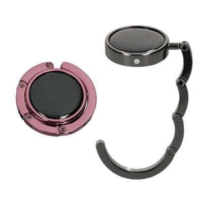 Image of kwmobile Purse Hanger for Table (Set of 2) Hook Folding Handbag Portable Bag Holder
