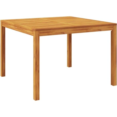 Image of vidaXL Garden Table 110x110x75 cm Solid Wood Acacia