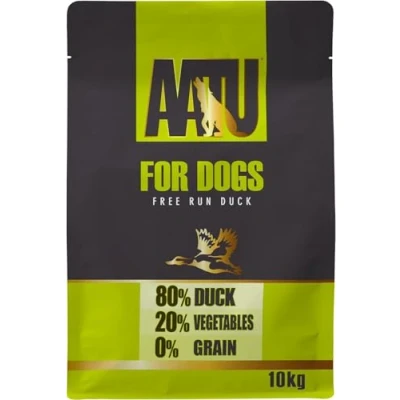 Image of AATU 80/20 Complete Dry Dog Food, Duck 10kg Food Alternative to Raw Feeding, High Protein. No Nasties, Fillers.