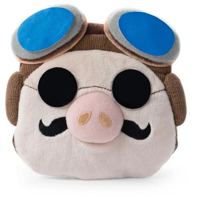 Image of GUND Studio Ghibli Porco Rosso Coin Purse Plush, 5&quot;