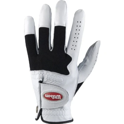 Image of Wilson Advantage Men&#039;s Glove, Pack of 2 (White/Black, Large, Left Hand)