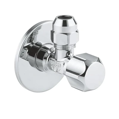 Image of GROHE Angle Valves Neutral Handle Valve 1/2&quot; Chrome 22023000