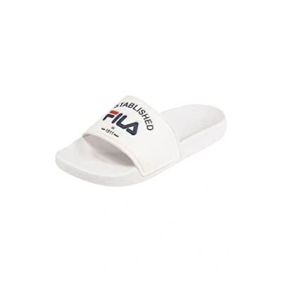 Image of FILA Men&#039;s Baywalk &#039;23 Slipper Loafer, White, 8 UK