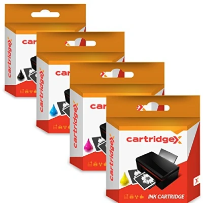Image of Set of 4 Cartridgex Compatible Ink Cartridge Multipack Replacement For GC41 B C Y M Black Ricoh Aficio SG2100N SG2010L SG3100SNw SG3110DN SG3110DNw SG3110SFNw SG7100DN