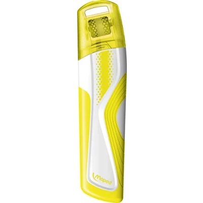 Image of Maped Fluorescent Roller Highlighter Pen Yellow, 746324