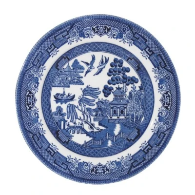 Image of Blue Willow Sets of 6 teaplates 17cm CHURCHILL CHINA, Made in England