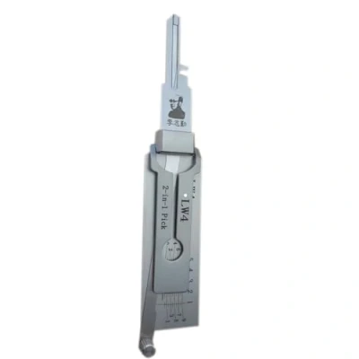 Image of LW4 LiShi 2 in 1 Lock Pick and Decoder, Home Door Civil Picking Key Reader, Professional Locksmith Tool