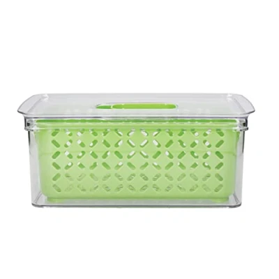 Image of MasterClass Food Storage, Plastic, Green, 1 Liter