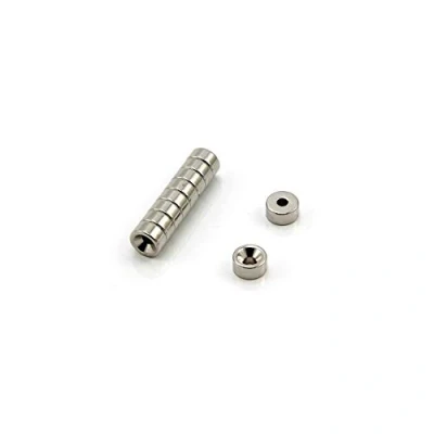 Image of Samarium Cobalt Magnet for Motors, Electric Turbo Machinery and Sensors 10mm dia x 5mm 1.4kg Pull South High Temperature Pack of 4