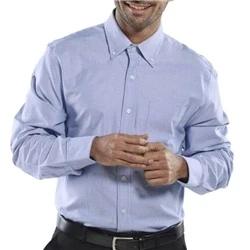 Image of Premier Signature Oxford Long Sleeve Shirt Light Blue* 16