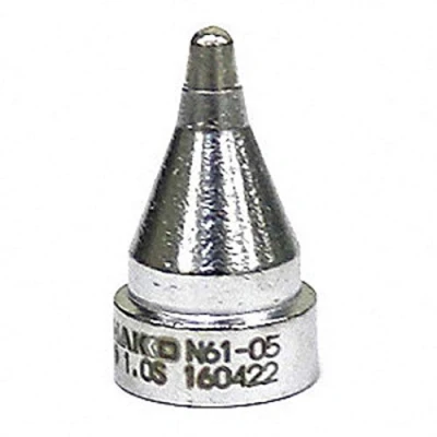 Image of Hakko N6105 N61 05 DeSoldering Nozzle, Silver, 1.0mm