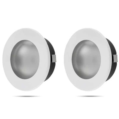 Image of ADAKAT Pack of 2, Full Metal recessed Spotlight G4 12V, Glass Cover