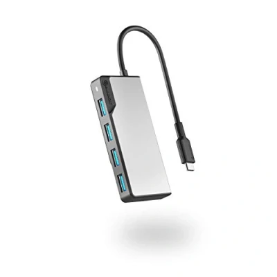 Image of ALOGIC USB C Fusion Swift Hub, 4 in 1 Type Adapter, A 3.0 data rate of 5Gbps, Compatible with MacBook Pro/Air and iPad