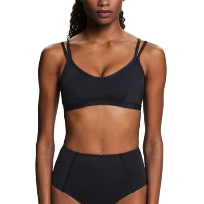 Image of ESPRIT Bodywear Women&#039;s TURA Beach AY RCS pad.top Bikini, Black, 42