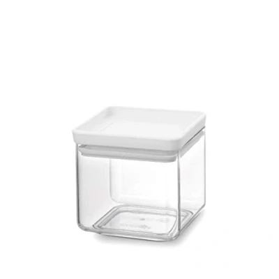 Image of Brabantia 122446 Tasty+ Square Canister, Light Grey, 0.7 L