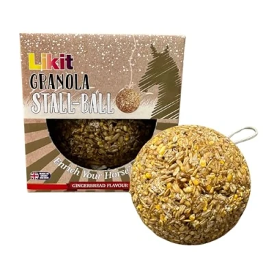 Image of Likit Granola Stall Ball Gingerbread Reduce Boredom &amp; Stress Entertainment 1.6kg