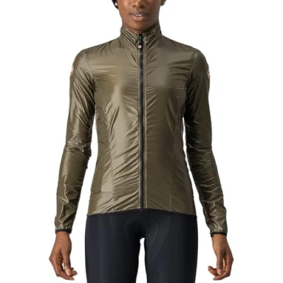 Image of CASTELLI 4520089 232 ARIA SHELL W Jacket Women&#039;s MOSS BROWN XS