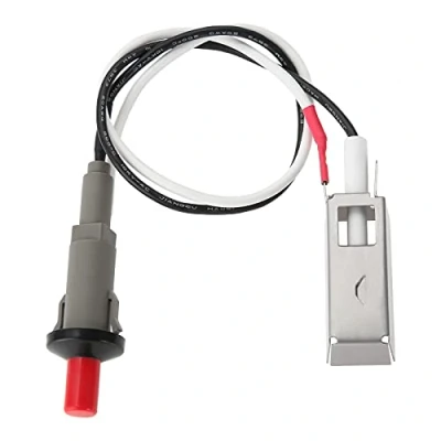 Image of gohantee Push Button Piezo Igniter Replacement for Weber 7510, 1 Out 2 Spark Ignition Kit Assembly with Wire, Battery Grill, Gas Oven Kitchen and Grill