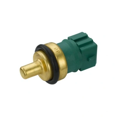 Image of 59919501 Coolant Temperature Sensor HELLA 6PT 009 107 541 green, blue green with seal retaining ring VOLKSWAGEN: Golf 4, Transporter 5