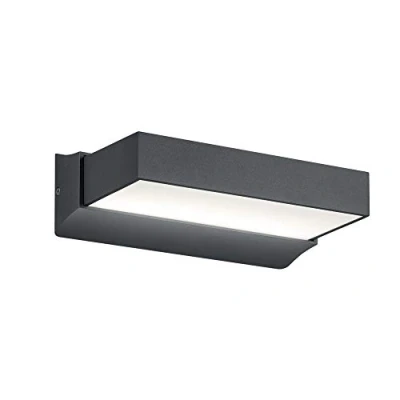 Image of Trio Leuchten Cuando Outdoor Wall Light Aluminium 11 W Anthracite, Acrylic, Charcoal 11W 230V