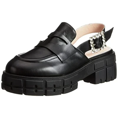 Image of L37 HANDMADE SHOES Women&#039;s More Than This Sandal, Black, 10 UK