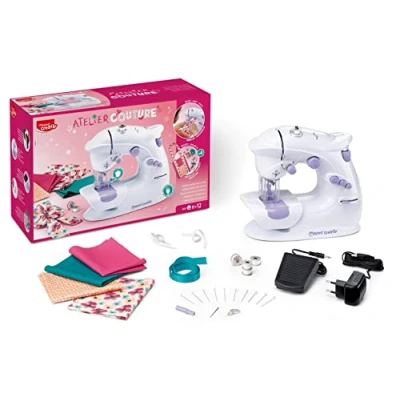 Image of Maped Atelier Couture Sewing Machine with 4 Trendy Designs to Create Complete Kit for Beginners, Safety System from 8 Years