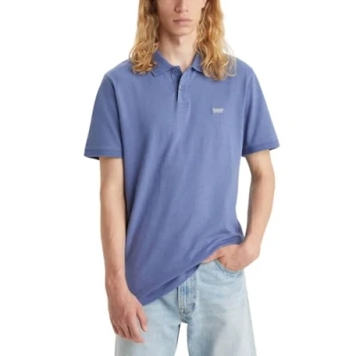Image of Levi&#039;s Men&#039;s Slim Housemark Polo Shirt, Coastal Fjord, M
