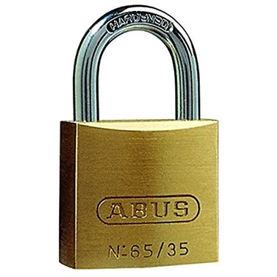 Image of ABUS 04778 63mm Long Shackle Brass Padlock