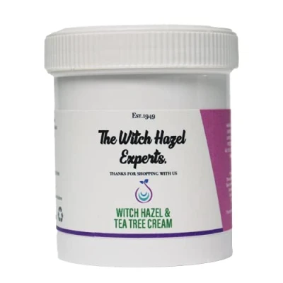 Image of The Witch Hazel Experts Tea Tree &amp; Cream 200g Calm Irritated Skin Rashes