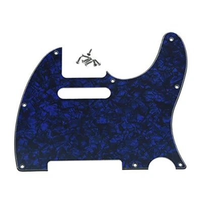 Image of KAISH Blue Pearl Tele Guitar Pickguard Scratch Plate for Fender Telecaster