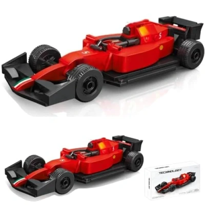 Image of JUCYJULY Technology Sports Car Building Kit for Ferrari F1 Formula, 238 Racing Model Blocks Sets, MOC Super Vehicle Construction Toys Gifts Kids Adults