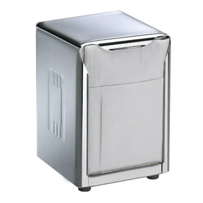 Image of San Jamar H985X Stainless Steel Lowfold Table Top Napkin Dispenser