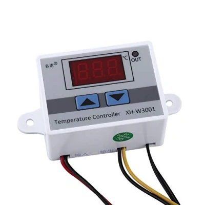 Image of Digital Thermostat, XH W3001 12V High Precision 0.1℃ Thermostat Temperature Controller 50℃ to 110℃ Display Switcher with Probe