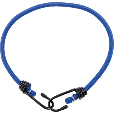 Image of Jumbo Light Duty Bungee Standard 2 Steel Hooks Blue 24&quot;