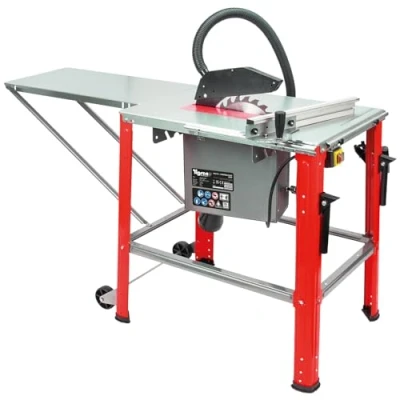 Image of TIGREN 12&quot; Contractor Electric Table Saws for Woodworking, Professional Bench Saw Wood with Extendable Worktable Tilting Blade