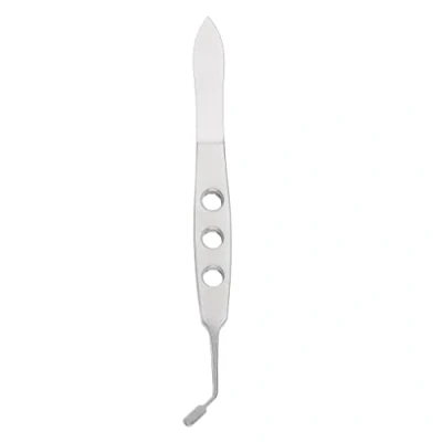 Image of Stainless Steel Arita Tauber Meibomian Gland Expressor Forceps