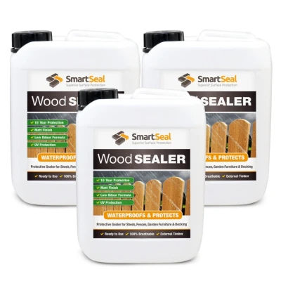 Image of Smartseal Wood Sealer 5 Litre Pack of 3