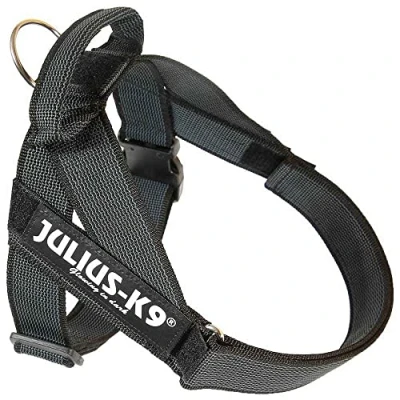Image of Julius K9, IDC Color &amp; Gray Belt Harness, Size: 2XL / 3, Black