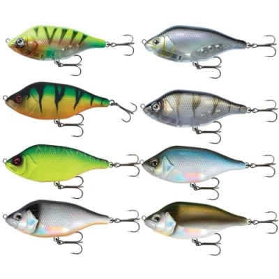 Image of Fox Rage Hitcher Jerk &amp; Twitch 120 mm Sinking UV Original Perch Jerkbait