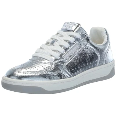 Image of Sam Edelman Women&#039;s Harper Sneaker, Soft Silver, 4 UK
