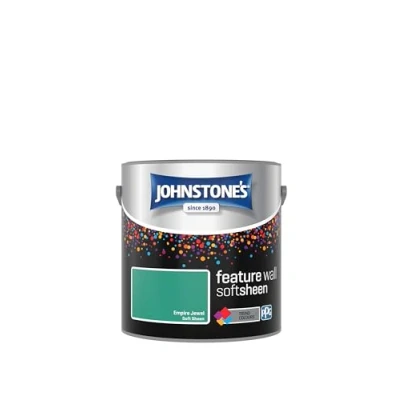 Image of Johnstone&#039;s Feature Wall Matt Emulsion Paint Empire Jewel 2.5L