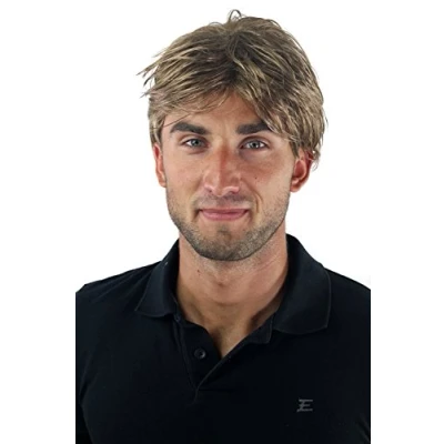 Image of Men&#039;s WIG for Men or Unisex synthetic short dark blond youthful young look GFW967 14 Man