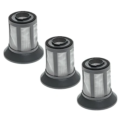 Image of vhbw Set 3x Filters compatible with Clatronic Eco Cyclon BS 1293, 1304 Vacuum Cleaner Nylon + HEPA Filter, Allergy Filter