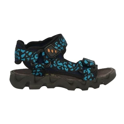 Image of Lurchi OLLY Walking sandals for kids, Size: 36, Navy/turkis shoes