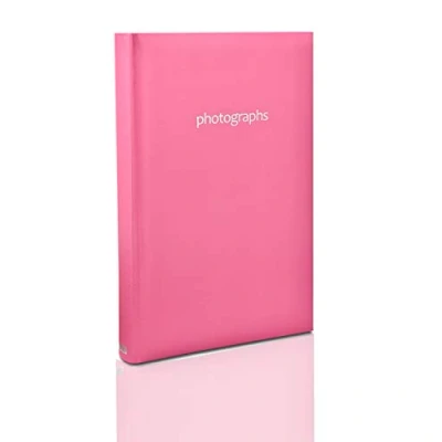 Image of Arpan Large Pink Memo Slip In Photo Album 300 6x4 Photos